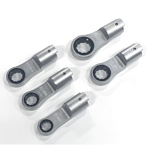 【即納在庫品】「直送」前田金属工業 TONE 10DRM40 トルクレンチ用交換ヘッド 差替式トルクレンチラチェットめがねヘッドセット ４点セット Ｔ１０Ｄシリーズ
