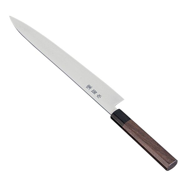 AKKA401 堺菊守 和式 筋引 両刃 紫檀柄 27cm