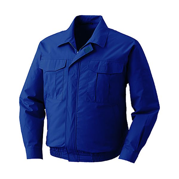 (LINEクーポン有)【即納在庫品】「直送」空調服 KU90550-C14-S5 冷却上着 綿薄手ワーク ＫＵ９０５５０ ウエアのみ ダークブルー ３Ｌ KU90550C14S5