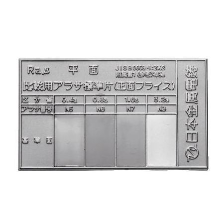 (LINEクーポン有)HA-RASF 日本金属電鋳 Ra平面粗さ標準片 正面フライス用 HARASF