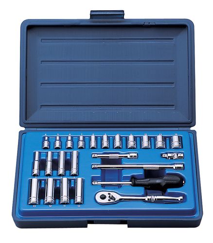 (LINEクーポン有)シグネット 工具 SIGNET 11724 1/4DR 24PC mm ソケットレンチセット 11724 ハンドツール パソコン 輸入