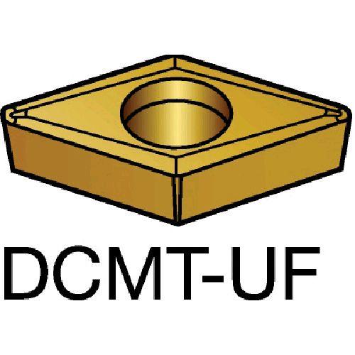 【即納在庫品】「直送」サンドビック ＳＶ DCMT070204UF コロターン107 旋削用ポジ・チップ 1125 609-6441 【キャンセル不可】