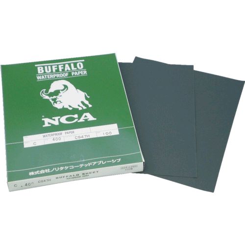 【即納在庫品】「直送」ＮＣＡ DC600 耐水ペーパー ２２８×２８０ 粒度＃６００ 100個入
