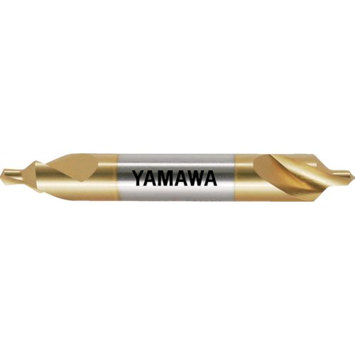 【即納在庫品】「直送」ヤマワ YAMAWA CEQV-6 ヤマワ　コーティング強ねじれ溝Ａ形９０° センタ穴ドリル ＣＥ－Ｑ Ｖ ６Ｘ９０°Ｘ１８ CEQV6 162-1939