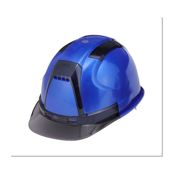 (LINEクーポン有)トーヨーセーフティ TOYO SAFETY 390FMBUTG ヘルメットメタリックブルー