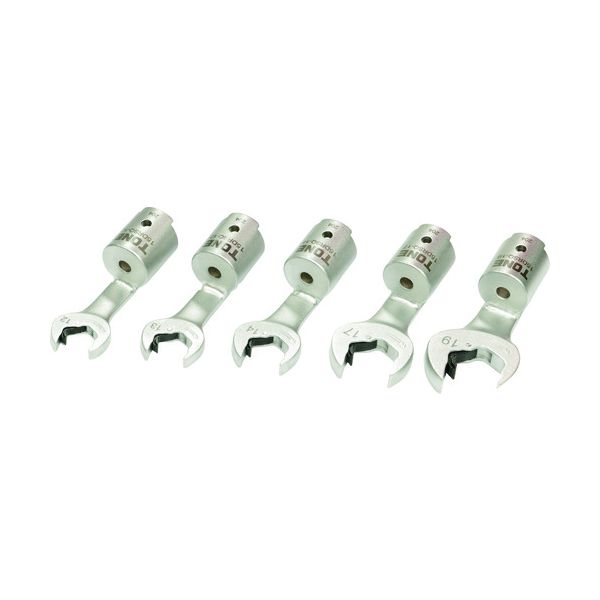 【即納在庫品】「直送」前田金属工業 TONE 19DRSQ40 差替式トルクレンチ用交換クイックスパナヘッドセット Ｔ１９Ｄシリーズ ４点セット