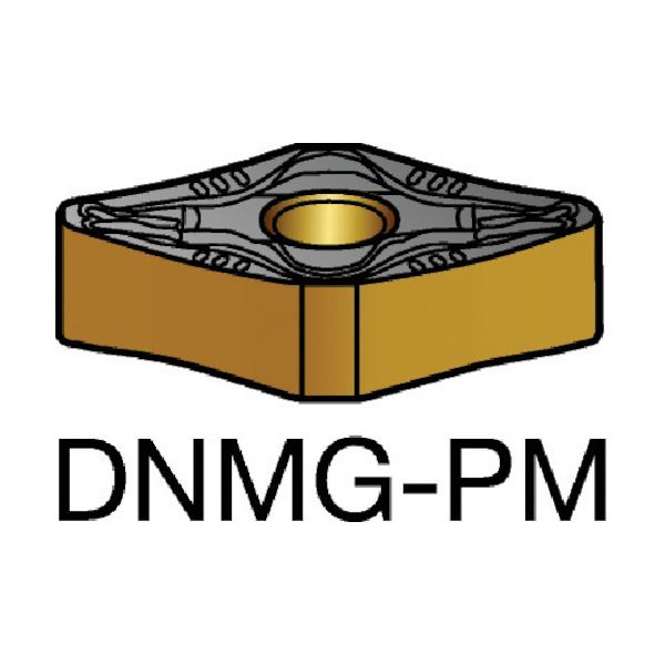 【即納在庫品】「直送」サンドビック DNMG 15 06 08-PM(1525) 【10個入】 T-Max P 旋削用ネガチップ 110 1525 DNMG150608PM1525
