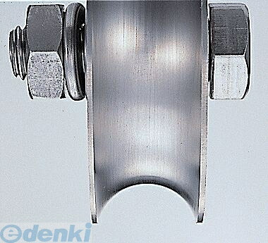(LINEクーポン有)ヨコヅナ JCP-1001 440Cベアリング入ステンレス重量戸車 車のみ100mm 溝R車型 JCP1001