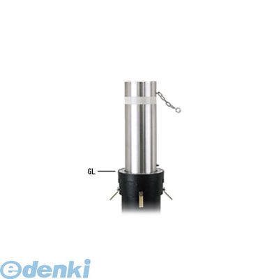 【個人宅配送不可】帝金 Teikin KS-2160C 直送 代引不可・他メーカー同梱不可 ステンレス製バリカー　上下式車止め バランサー内蔵タイプ φ216.3 KS2160C｜アカリカ