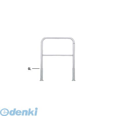 【個人宅配送不可】帝金 Teikin S80-C3 直送 代引不可・他メーカー同梱不可 ステンレス製バリカー 横型・コノ字型・アーチ型・U字型車止めポール スタンダードタイプ 中桟付・中桟あり φ42.7×t2.0 W700 H650 mm S80C3|アカリカ