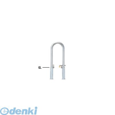 【個人宅配送不可】帝金 Teikin S81-PK2 直送 代引不可・他メーカー同梱不可 ステンレス製バリカー　横型・コノ字型・アーチ型・U字型車止めポール スタンダードタイプ φ48.6x3.0 W300 H550 ｍｍ S81PK2