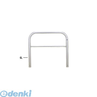 【個人宅配送不可】帝金 Teikin S82A3-10 直送 代引不可・他メーカー同梱不可 ステンレス製バリカー 横型・コノ字型・アーチ型・U字型車止めポール スタンダードタイプ 中桟付・中桟あり φ60.5×t3.0 W1000 H650 mm S82A310|アカリカ