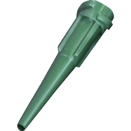 【即納在庫品】「直送」ＭＵＳＡＳＨＩ TPND-14G-U ２条ネジテーパノズル　ダークグリーン　５０本入り TPND14GU