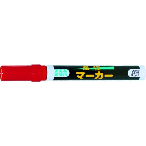 「直送」フエキ YM-8 油性マーカー 赤YM8