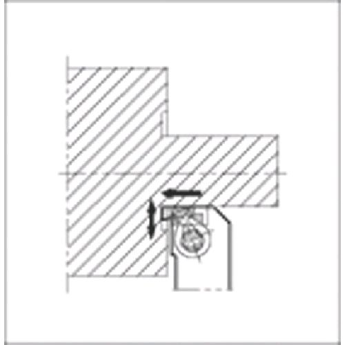 【即納在庫品】「直送」京セラ GFVTR2525M-08AA 溝入れ用ホルダ GFVTR2525M08AA 175-1816 【キャンセル不可】