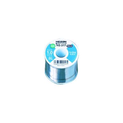 【即納在庫品】「直送」HOZAN ホーザン HS-317 鉛フリー鉛フリーハンダ １．０ｍｍ／８００ｇ 1.0mm／800g HS317 糸鉛フリーハンダ １．０ｍｍ／８００ｇ/鉛フリーハンダ １．０ｍｍ／８００ｇ/電気･電子関連用品/ホーザン 4962772053171 鉛フリー半田 長さ162m｜アカリカ