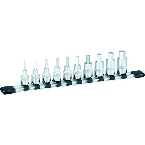【即納在庫品】「直送」前田金属工業 ＴＯＮＥ HHB310 ヘキサゴンソケットセット インチホルダー付 １０ｐｃｓ 差込角９．５ｍｍ 396-4442
