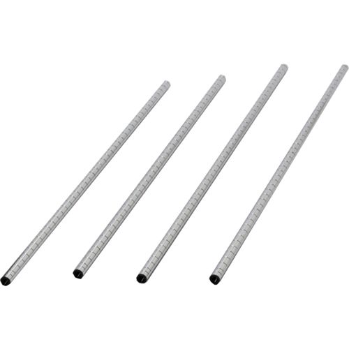 ＴＲＵＳＣＯ PEW-13H-M16SET スチール製ワゴン用傾斜棚用支柱 ツールワゴン フェニックスワゴン用 Ｈ１３００用 ４本入 PEW13HM16SET