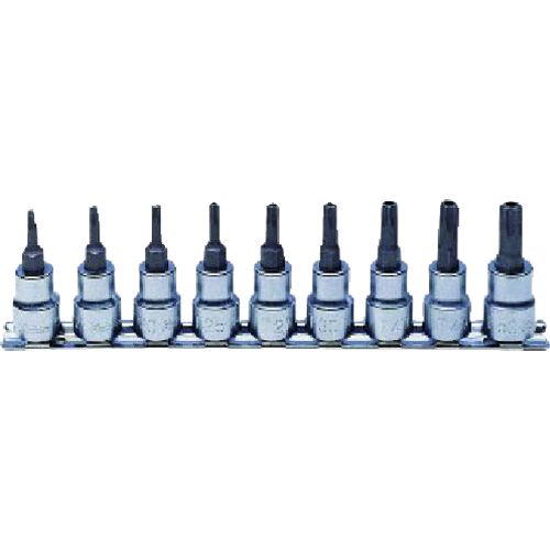 【即納在庫品】「直送」株 山下工業研究所 RS3025/9-HOLE トルクスビットソケットセット RS3025/9HOLE｜アカリカ 8,180円