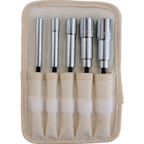 【即納在庫品】「直送」トラスコ中山 ＴＲＵＳＣＯ TEF5SET 電動ドライバーソケットセット ８・１０・１３・１７・１９
