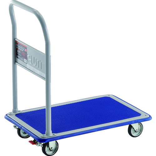 【個数:1個】◆トラスコ中山 TRUSCO 108NS 直送 代引不可・他メーカー同梱不可 プレス製台車 ドンキーカート 固定式740×480 ストッパー付|アカリカ
