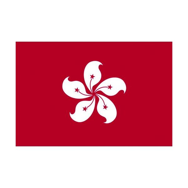 (LINEクーポン有)【即納在庫品】「直送」東京製旗 426685 国旗Ｎｏ．２ ９０×１３５ｃｍ 香港
