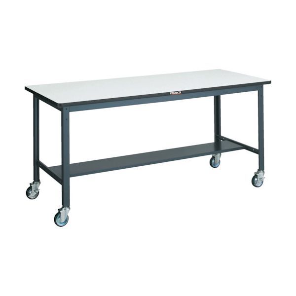 (LINEクーポン有)【個人宅配送不可】トラスコ TRUSCO AEWP-0960CU100 直送 代引不可・他メーカー同梱不可 AEWP型作業台 900X600XH840 Φ100ウレタンキャスター付 ダークグレー色 AEWP0960CU100|アカリカ
