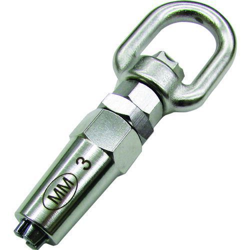 【即納在庫品】「直送」水本 B-2832 ステンレス ロックターミナルスイベル 線径８ｍｍ B2832
