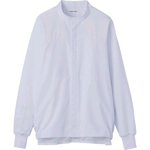【即納在庫品】「直送」サンペックス CD652-M クールフリーデ 男女兼用食品工場向け長袖ジャンパー ホワイト ＭCD652M