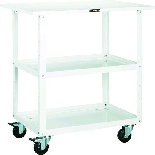 【即納在庫品】「直送」トラスコ中山 TRUSCO EGW772TJYG 直送 代引不可・他メーカー同梱不可 ツールワゴン イーグルワゴン 750×500×H750 天板付 4輪自在 ヤンググリーン|アカリカ
