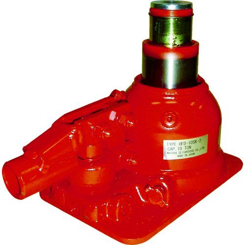 【即納在庫品】「直送」マサダ HFD-10SK-2 直送 代引不可・他メーカー同梱不可 二段式油圧ジャッキ 超低床式 １０トンHFD10SK2