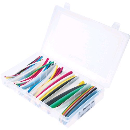 【即納在庫品】「直送」【納期-通常5日以内発送 在庫切れ時-約1.5ヶ月 】パンドウィットコーポレーション KPHSTT2 熱収縮チューブ キットボックス サイズコンビネーション カラー 390-8062