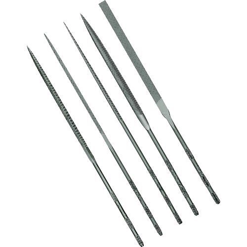 【即納在庫品】「直送」バローベ LA-ST-160-4 精密ニードルヤスリ 5種セット 160mm #4 LAST1604|アカリカ