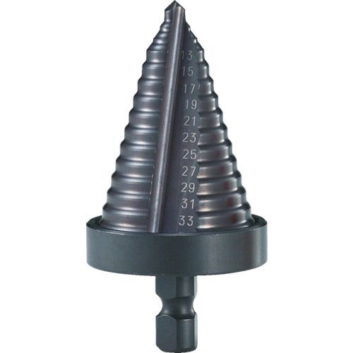 【即納在庫品】「直送」トラスコ中山 TRUSCO NMS-35 ステップドリル ２枚刃黒染め表面処理 ５～３５ｍｍ 段数１３ 切削工具 NMS35 138-4546