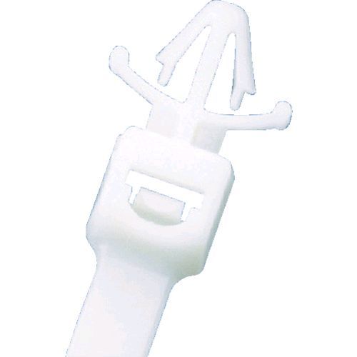 【即納在庫品】「直送」【納期-通常5日以内発送 在庫切れ時-約1.5ヶ月 】パンドウィットコーポレーション PLWP1SBD 押し込みタイプナイロン結束バンドナチュラル 幅４．８×長さ１３２ ５００本入 438-3672
