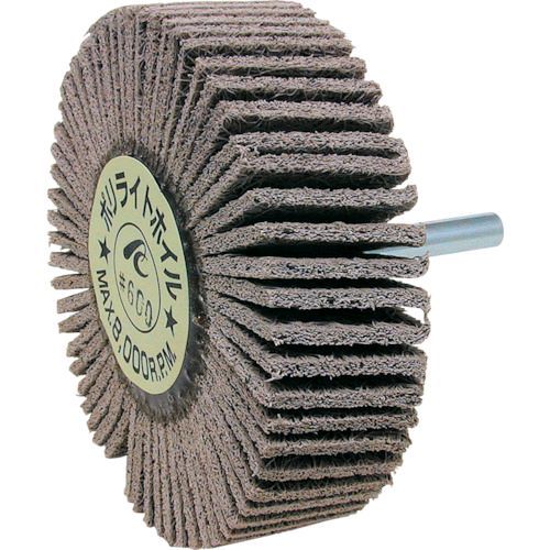 【即納在庫品】「直送」ＡＣ PLW3025-80 ポリライトホイル 軸径６ｍｍ ＃８０ 外径３０×幅２５×軸長４０PLW302580 306-7700