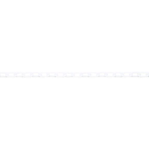 【即納在庫品】「直送」ニッサチェイン PW20WHITE プラスチックチェイン 白 2mmX30M
