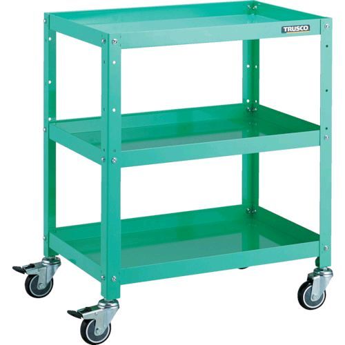 トラスコ TRUSCO RBW-763UYG ツールワゴン ラビットワゴン ６００Ｘ４００ ウレタン車輪 ヤンググリーンRBW763UYG8000【送料無料】 【送料無料】