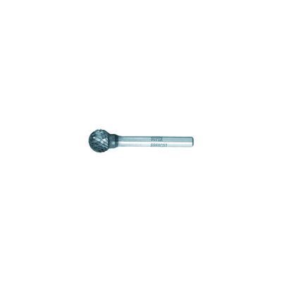 【即納在庫品】「直送」スーパー SBH8C05 超硬バー 重切削用 ロー付タイプ 球型 刃径:9.5mm 軸径:6.0mm