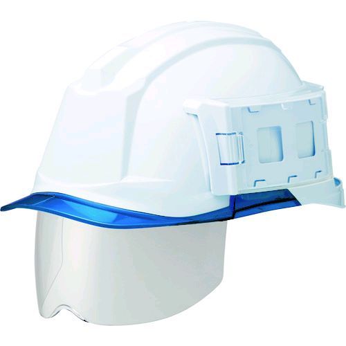 【即納在庫品】「直送」【受注生産品 納期-約1ヶ月】ミドリ安全 SC-19PCLS-ID-RA3-ALPHA-W/BL ＩＤケース付ヘルメット ワイドシールド付 ＳＣ－１９ＰＣＬＳ－ＩＤ ＲＡ３ α ホワイト／ブルー　ホワイト／ブルー SC19PCLSIDRA3ALPHAWBL
