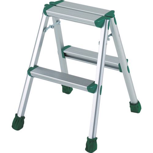 トラスコ中山 TRUSCO TAF-2 アルミ製踏台 軽作業用・脚カバー付 ２段 TAF2