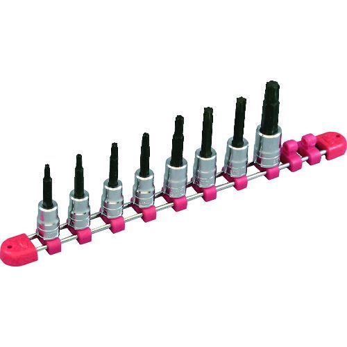 【即納在庫品】「直送」KTC 京都機械工具 工具 TBT308T 9.5sq.T型トルクスビットソケットセット 8コ組 TBT-308T 8個組 ケイティーシー KYOTO TOOL 4989433149707 1S｜アカリカ