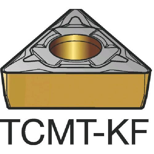 【即納在庫品】「直送」ＳＶ TCMT 06 T1 02-KF H13A 旋削用チップコロターン１０７　超硬 10個 TCMT06T102KFH13A 【キャンセル不可】｜アカリカ