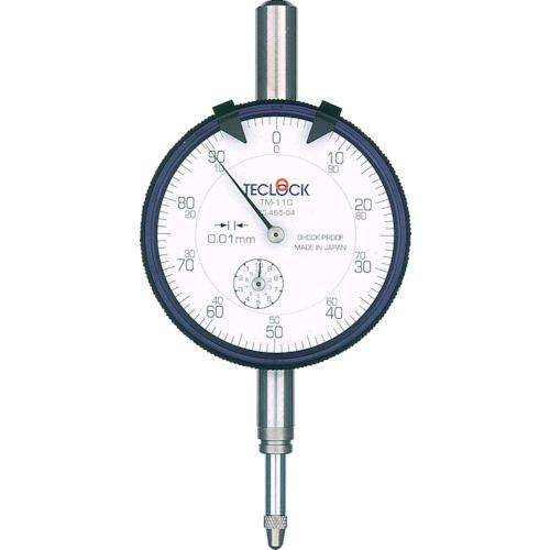【即納在庫品】「直送」テクロック TECLOCK TM-110 標準型ダイヤルゲージ 測定範囲０～１０ｍｍ TM110