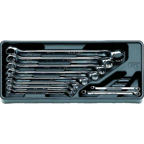 【即納在庫品】「直送」KTC 京都機械工具 工具 TM510 めがねレンチセット 10本組 TM-510 ケイティーシー KYOTO TOOL 4989433314174 1S TM510-2285|アカリカ
