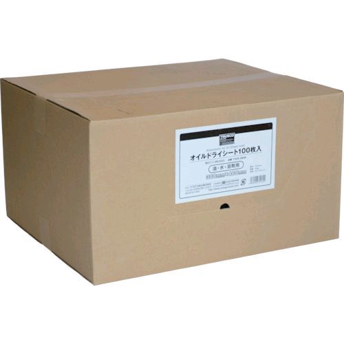 トラスコ中山 ＴＲＵＳＣＯ TODS3848 オイルドライシート ３８０×４８０ １００枚入