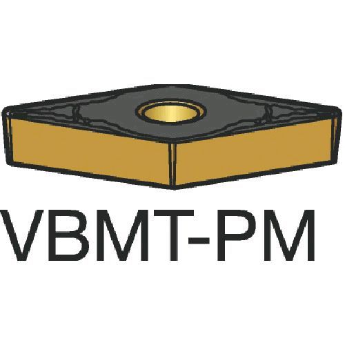 【即納在庫品】「直送」サンドビック ＳＶ VBMT160404-PM1515 【10個入】 コロターン１０７　旋削用ポジ・チップ　１５１５　ＣＯＡＴVBMT160404PM87161515 17,594円