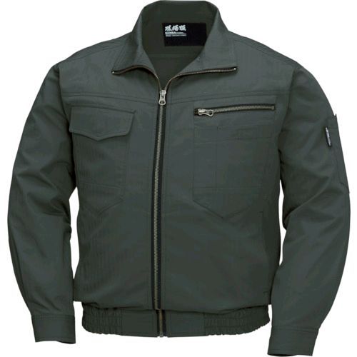 (LINEクーポン有)【即納在庫品】「直送」ジーベック XE98002-62-M 綿薄手現場服ヘリンボン空調服ＸＥ９８００２－６２－Ｍ XE9800262M XEBEC Mサイズ 空調服長袖ブルゾン