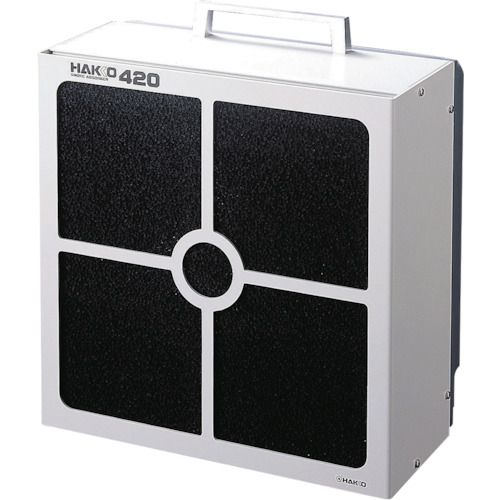 (LINEクーポン有)HAKKO 白光 ハッコー 420-1 卓上はんだ吸煙器 4201 129-5004 平型プラグ 活性炭フィルター仕様 ビニール平型プラグ付