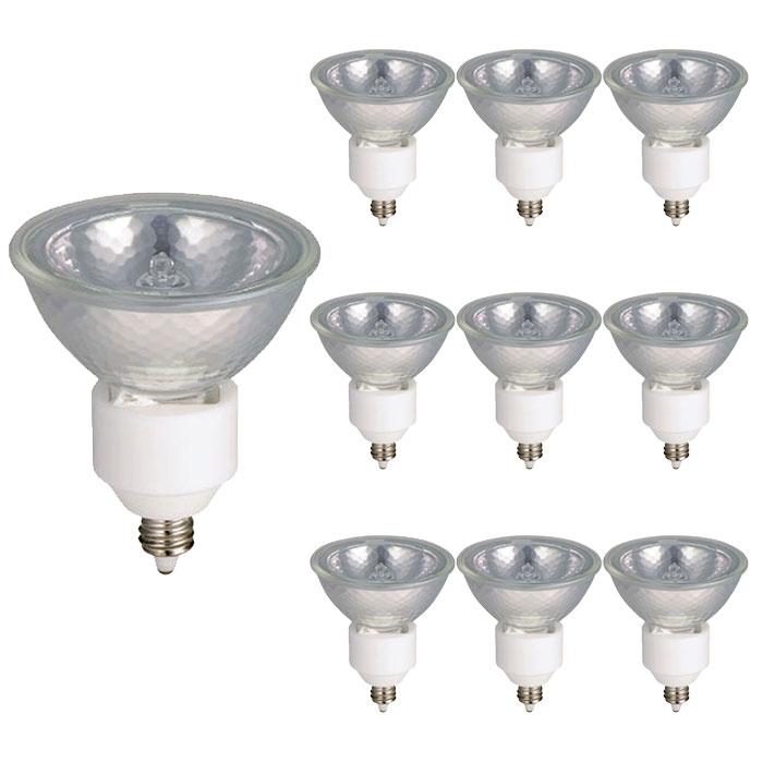 JR12V45WLMKUVEZH ウシオ ダイクロハロゲン白熱電球 Φ50 百貨店生産ライン ADVANCE 中角 口金EZ10 10個仕掛ける JR12V45WLM/KUV/EZ-H